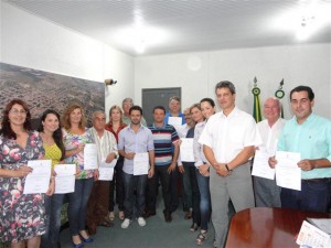 Portarias foram entregues ao novo secretariado da Administração Municipal. Foto Jorge Garcia