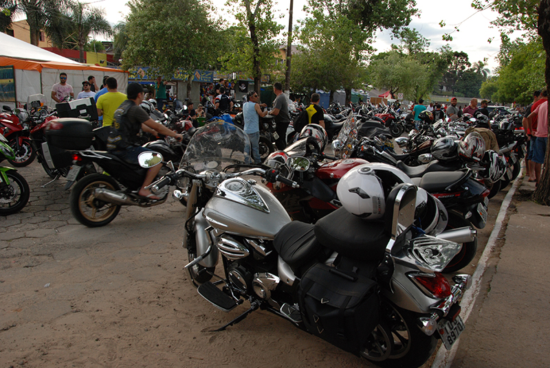 Marca de 2015 foi superada em número de motociclistas participantes. Foto: Renato Moraes/Gazeta de Rosário